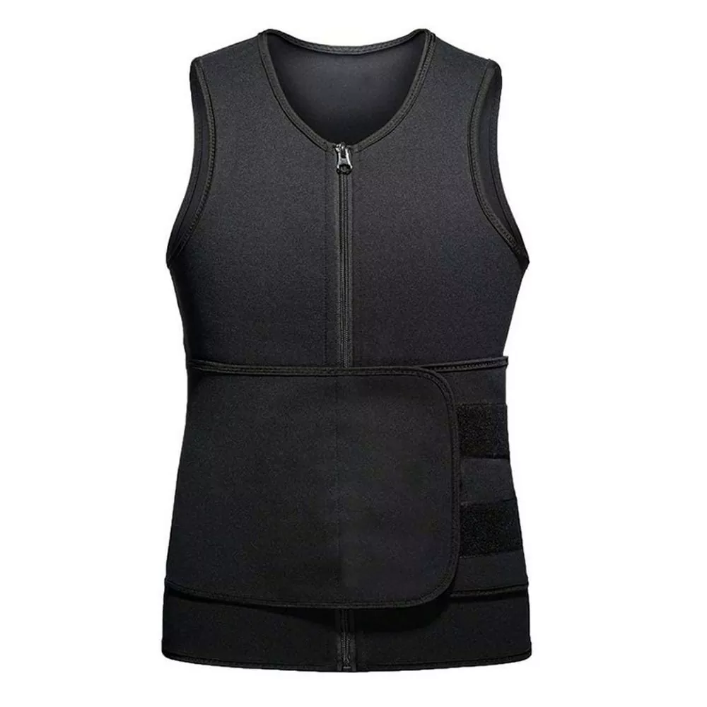 Moška športna obleka za savno brez rokavov Slim Fit Body Shaper